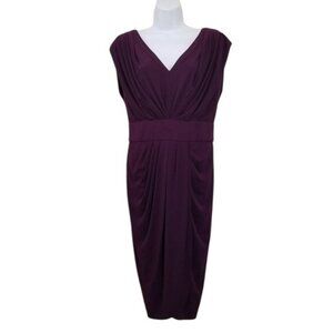 Suzi Chin Maggy Boutique Dress 4 Eggplant Purple Formal Prom Wedding Coquette